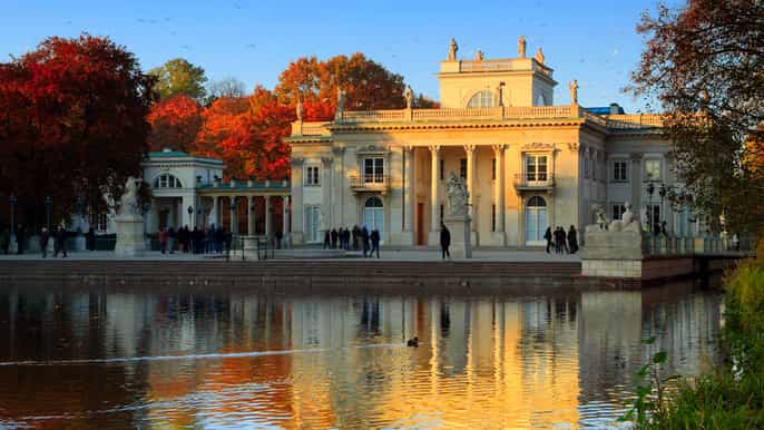 warsaw lazienki palace park private tour with cruise