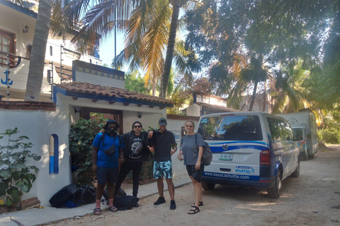 From Oaxaca: Direct Shuttle to Puerto Escondido no stops