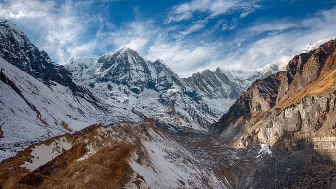 annapurna base camp helicopter sightseeing tour