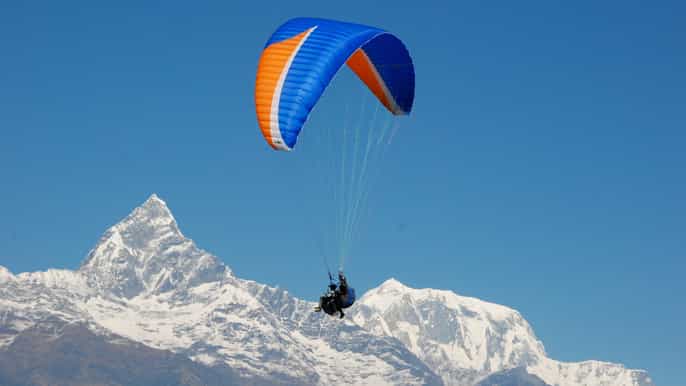 pokhara 30minute tandem paraglide