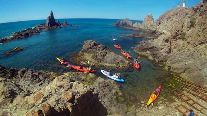 cabo de gata kayaking and snorkeling excursion