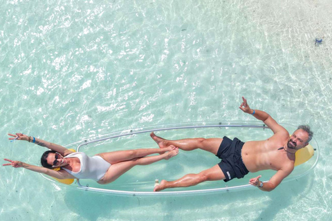 Zanzibar: Transparent Kayak Adventure with Drone Footage Transparent Kayak Adventure with Drone (Pickup included)