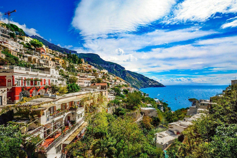 Napels: Positano, Amalfi en Ravello Tour op een luxe bus