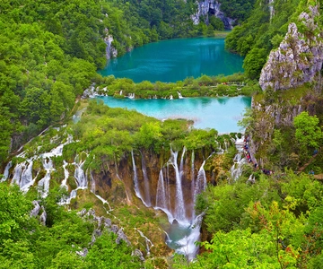 Da Spalato: Trasferimento a Zagabria con sosta ai Laghi di Plitvice