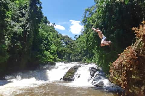 from puerto iguazu secret falls adventure