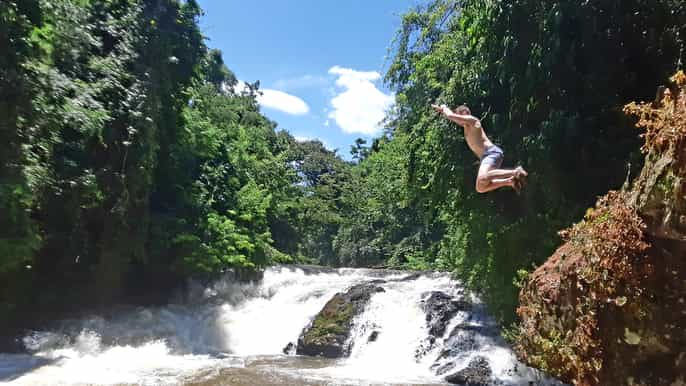 from puerto iguazu secret falls adventure