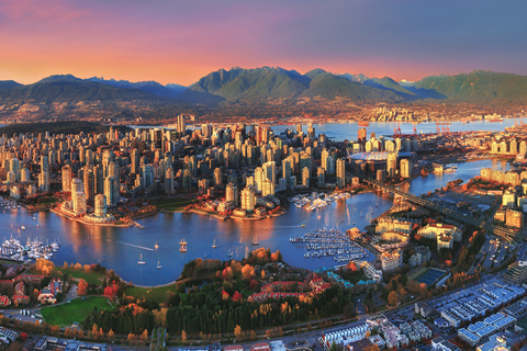 Vancouver: Passeio guiado ao pôr do sol com paradas para fotos