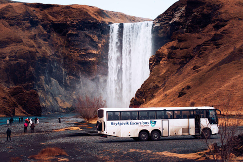 Reykjavik: South Coast Tour with Reykjaböð Hot Springs Entry Tour with Meeting Point
