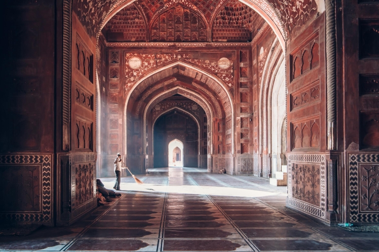 Agra: Ticket ohne Anstehen für Taj Mahal & Rotes FortPrivate Tour ohne Eintrittsgebühren