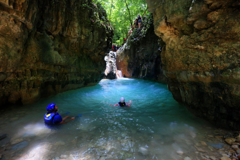 Cachoeira de Damajagua e tirolesa especial para cruzeiristas