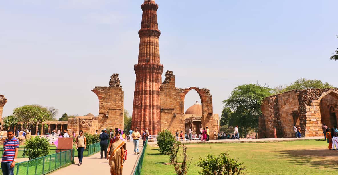 Delhi: Full-Day Qutb Minar, Old and New Delhi Private Tour