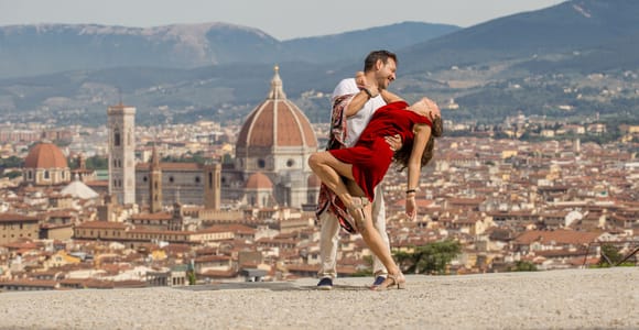 Florenz: Stadtskyline-Fotoshooting am Piazzale Michelangelo