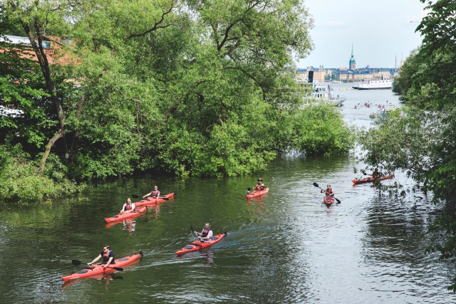Visit Stockholm Self-Guided 1 or 2-Person Kayak Tour in Stockholm
