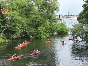 Stockholm: Zelf begeleide 1 of 2-persoons kajaktour