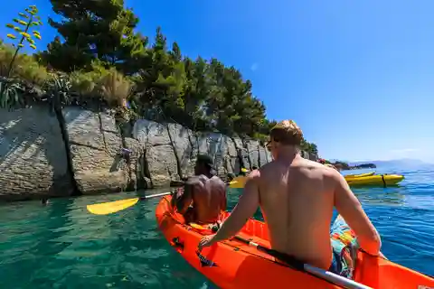 Au départ de Split : Excursion en kayak de mer