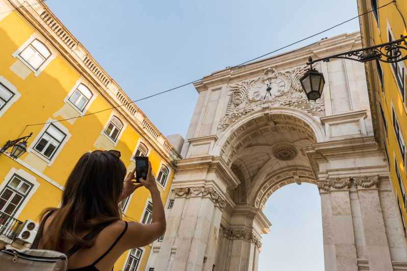 Lisboa: entrada al Arco de la Rua Augusta