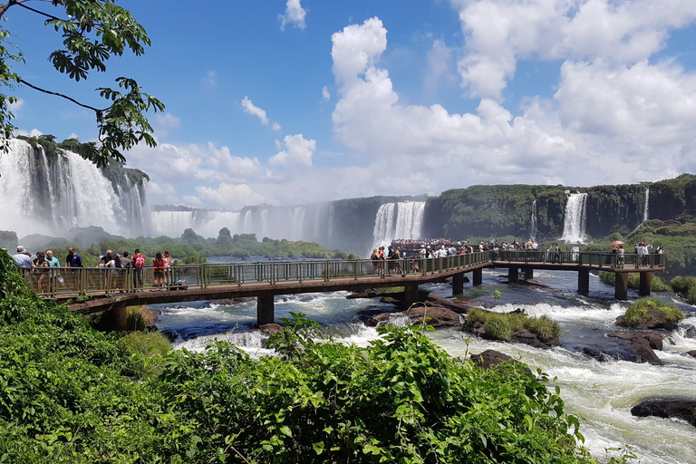 Von Foz do Iguaçu aus: Besuch der Brasilianischen Wasserfälle und des Vogelparks