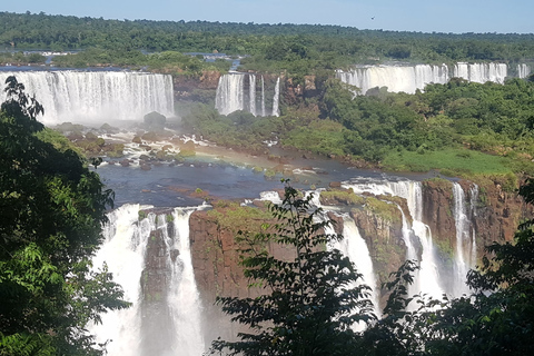 Von Foz do Iguaçu aus: Besuch der Brasilianischen Wasserfälle und des Vogelparks