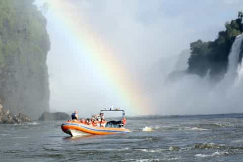 Macuco Safari Boat Ride & Brazil Falls From Foz do Iguaçu