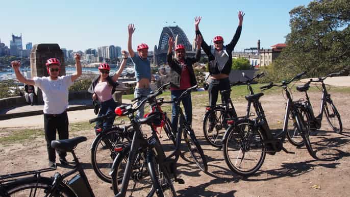 sydney guided harbour ebike tour
