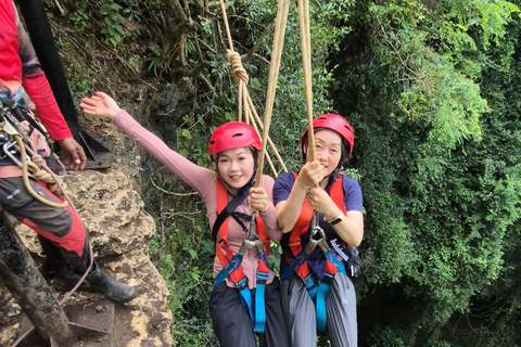 Yogyakarta: Nglanggeran Volcano Sunrise & Jomblang Cave Tour Private Tour All Inclusive