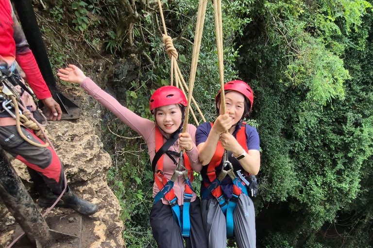 Yogyakarta: Nglanggeran Volcano Sunrise & Jomblang Cave Tour Private Tour All Inclusive