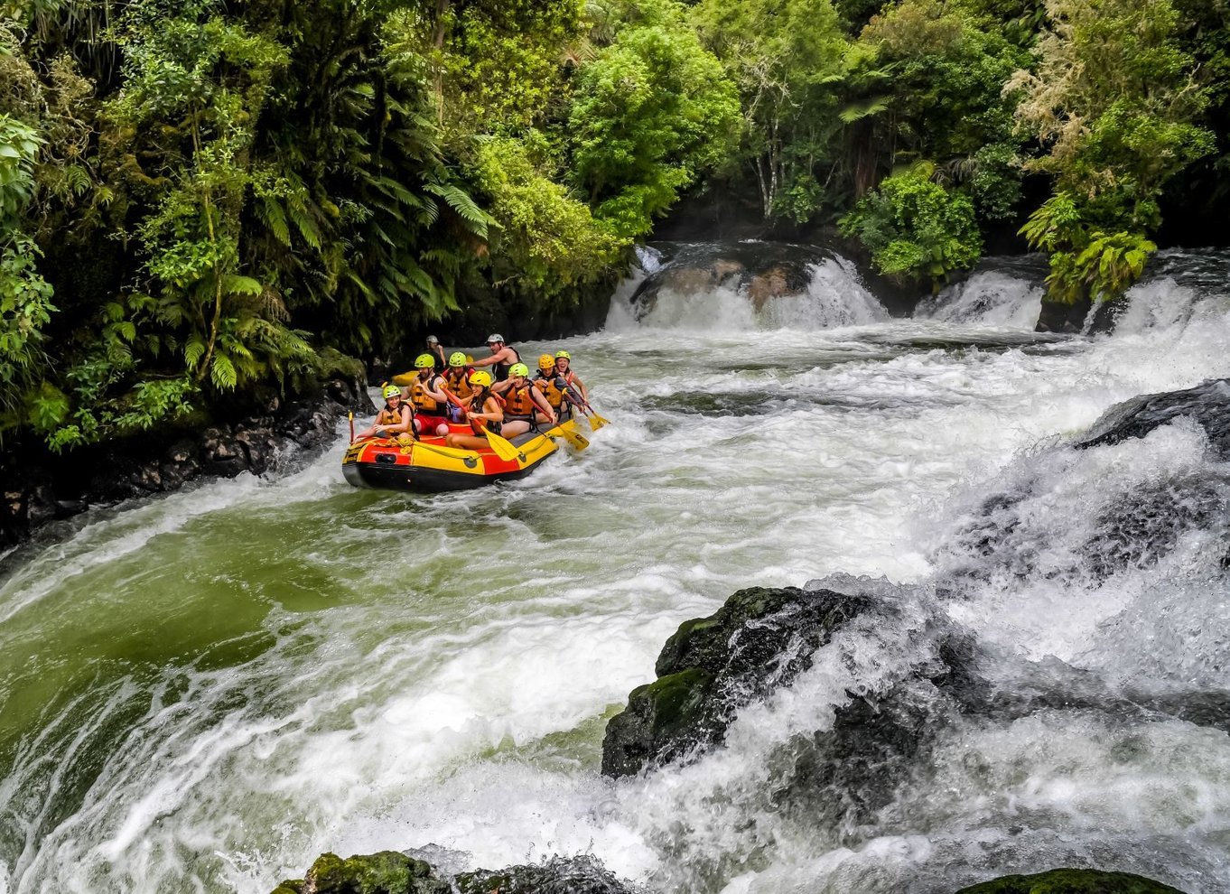 Kaituna River og Tutea Falls Whitewater Rafting