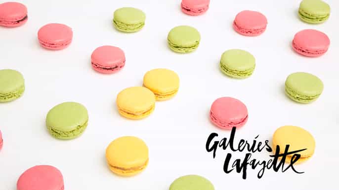 paris macaron class at galeries lafayette