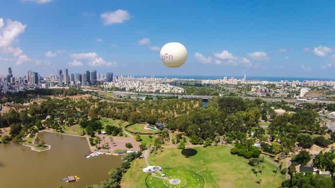 tel aviv 15minute balloon flight