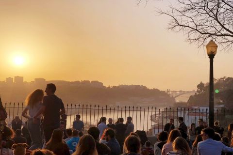 Porto: Sunset Walking Tour with Port Wine and Views