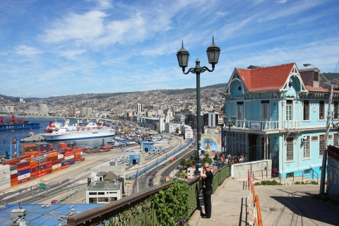 Transfer van hotel of haven in Valparaiso naar Santiago