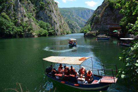 Excursion d'une demi-journée de Skopje au canyon Matka