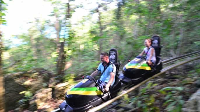 jamaica bobsled e dunns river falls adventure tour