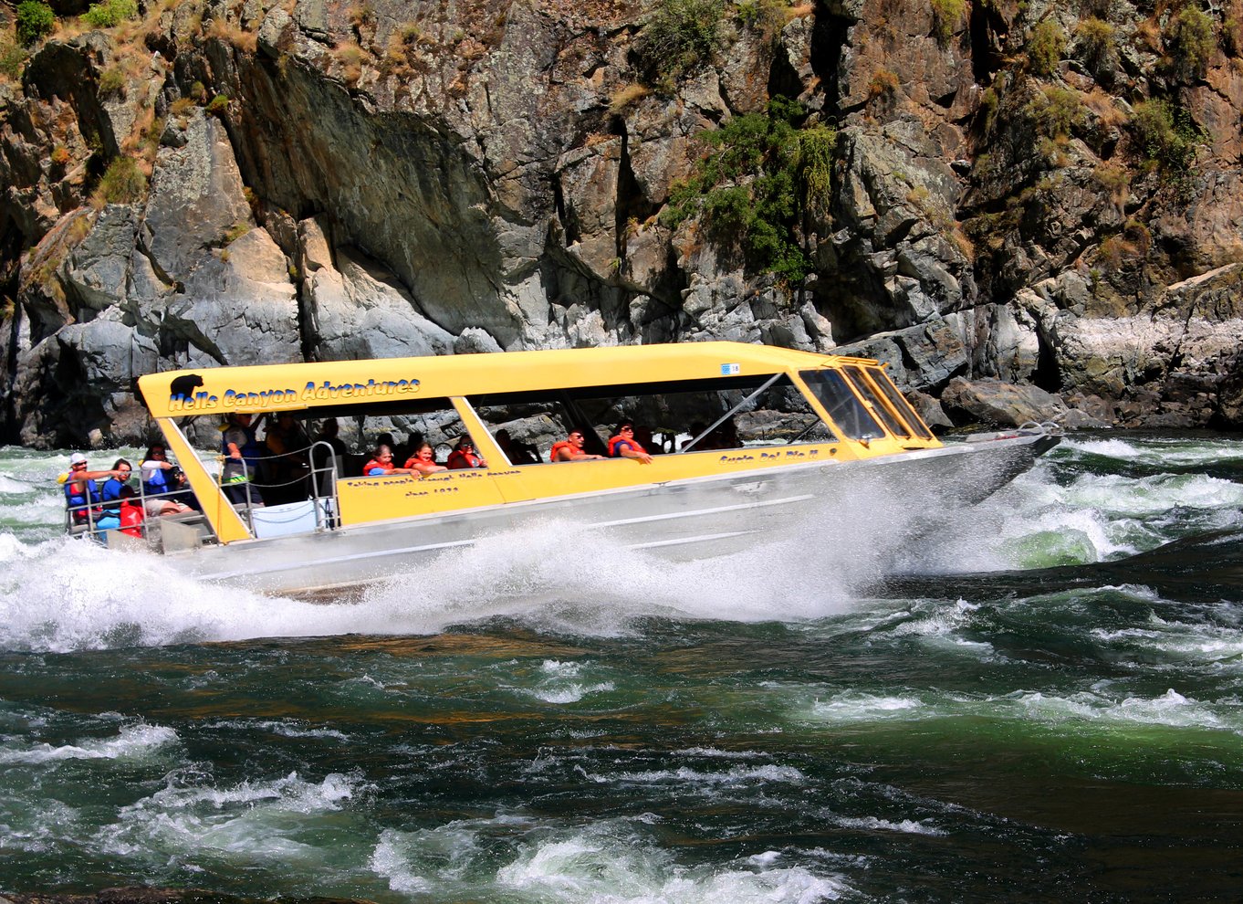 Hells Canyon: Yellow Jet bådtur til Kirkwood, Snake River