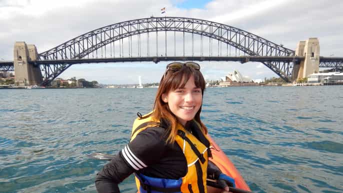 sydney kayak to goat island at the heart of sydney harbour