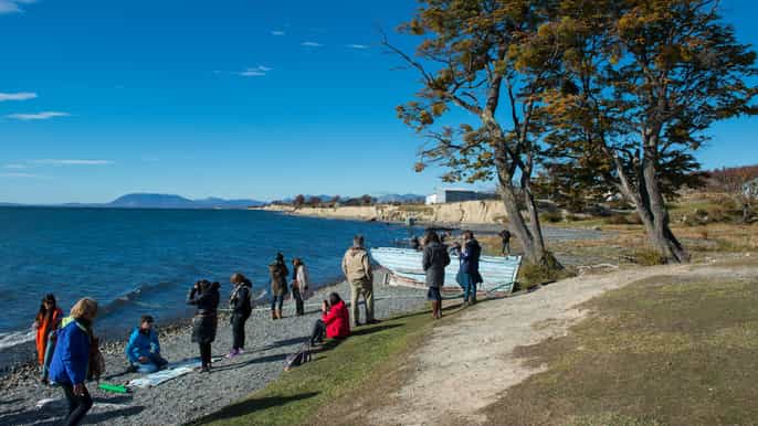 from ushuaia fagnano and escondido lakes tour