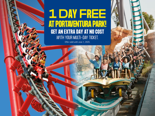 Salou: PortAventura en Ferrari Land 1, 2 of 3-Day Ticket