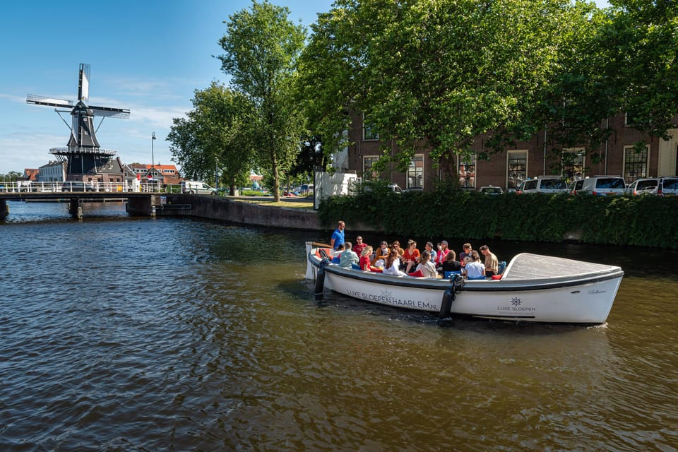 Haarlem: Canal Tour And Windmill De Adriaan Entry Ticket | GetYourGuide