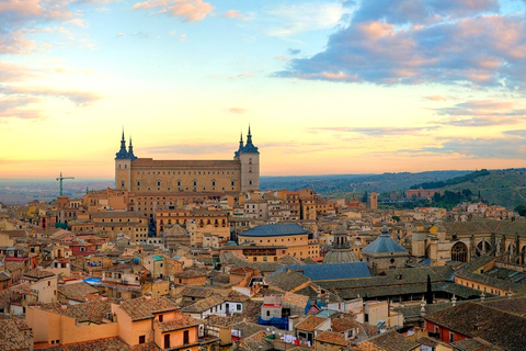 Madrid: Day Trip to Toledo and Segovia with Optional Alcazar Guided Tour to Toledo and Segovia without Alcazar visit