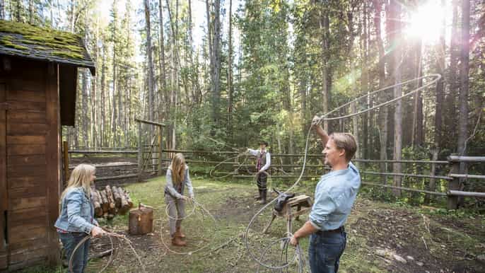 banff horseback ride with cowboy cookout bbq lunch