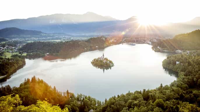 from ljubljana trip to lake bled and bled castle