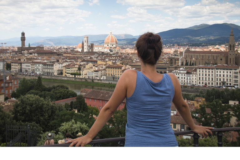 Florencia: vista previa histórica de la plaza del Duomo