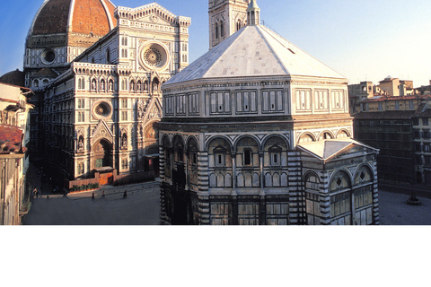 Florencia: vista previa histórica de la plaza del Duomo