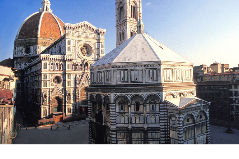 Florencia: vista previa histórica de la plaza del Duomo