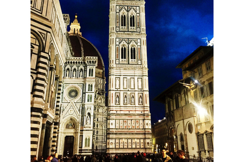 Florencia: vista previa histórica de la plaza del Duomo