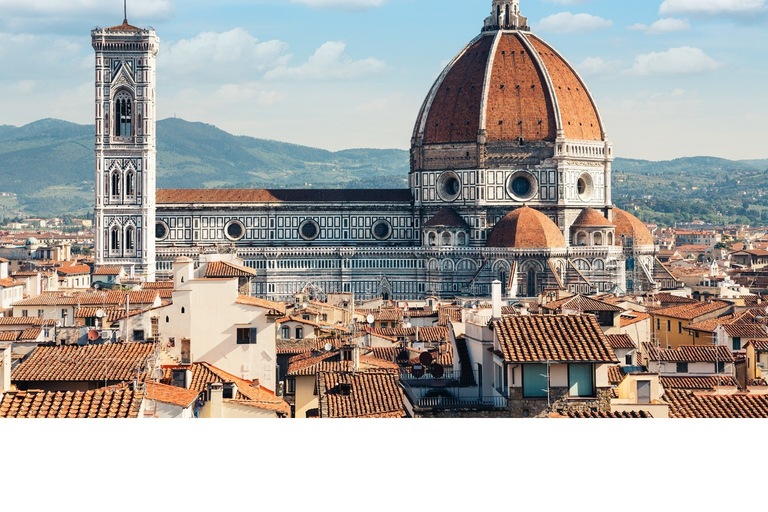 Florencia: vista previa histórica de la plaza del Duomo