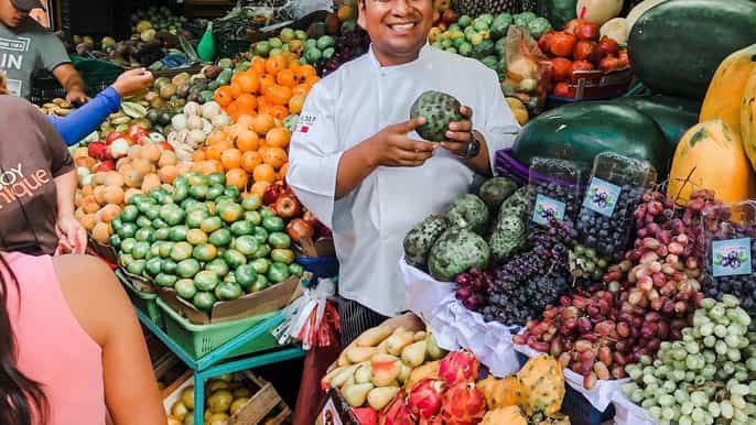 lima peruvian cooking class with market tour exotic fruits