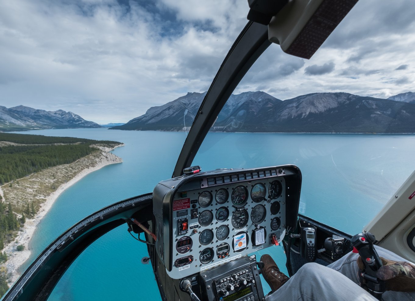 Canadiske Rockies: Helikopterflyvning med udforskningsvandring