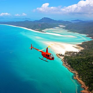 Great Barrier Reef Helicopter Tour with Whitehaven Landing