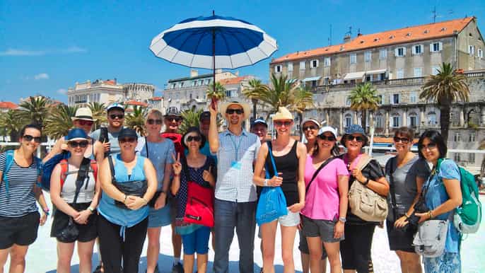 split 1.5hour walking tour with diocletians palace